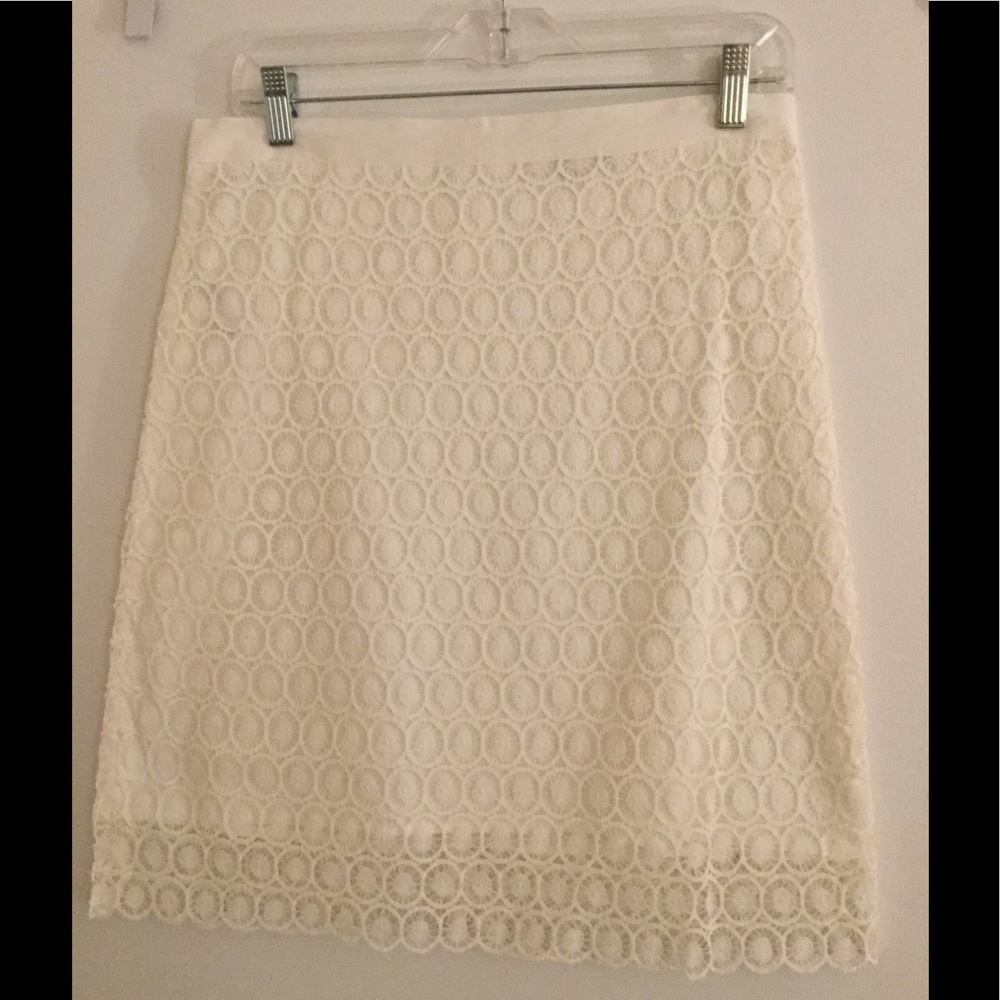 Eyelet skirt from Loft